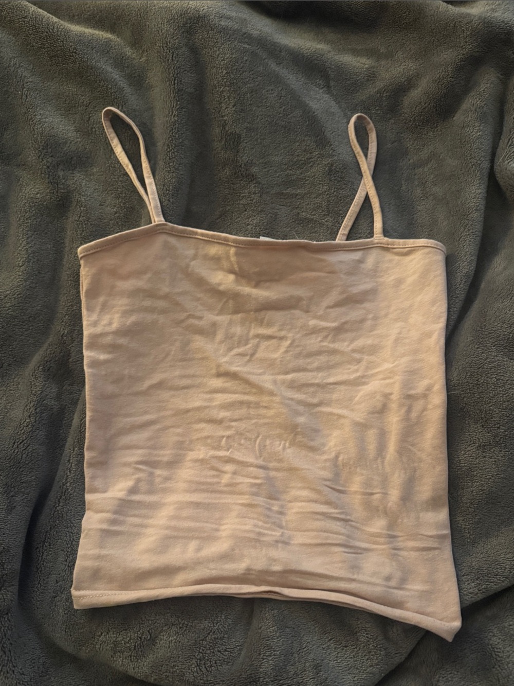 Women's Light Pink Spaghetti Strap Cami Tank Top